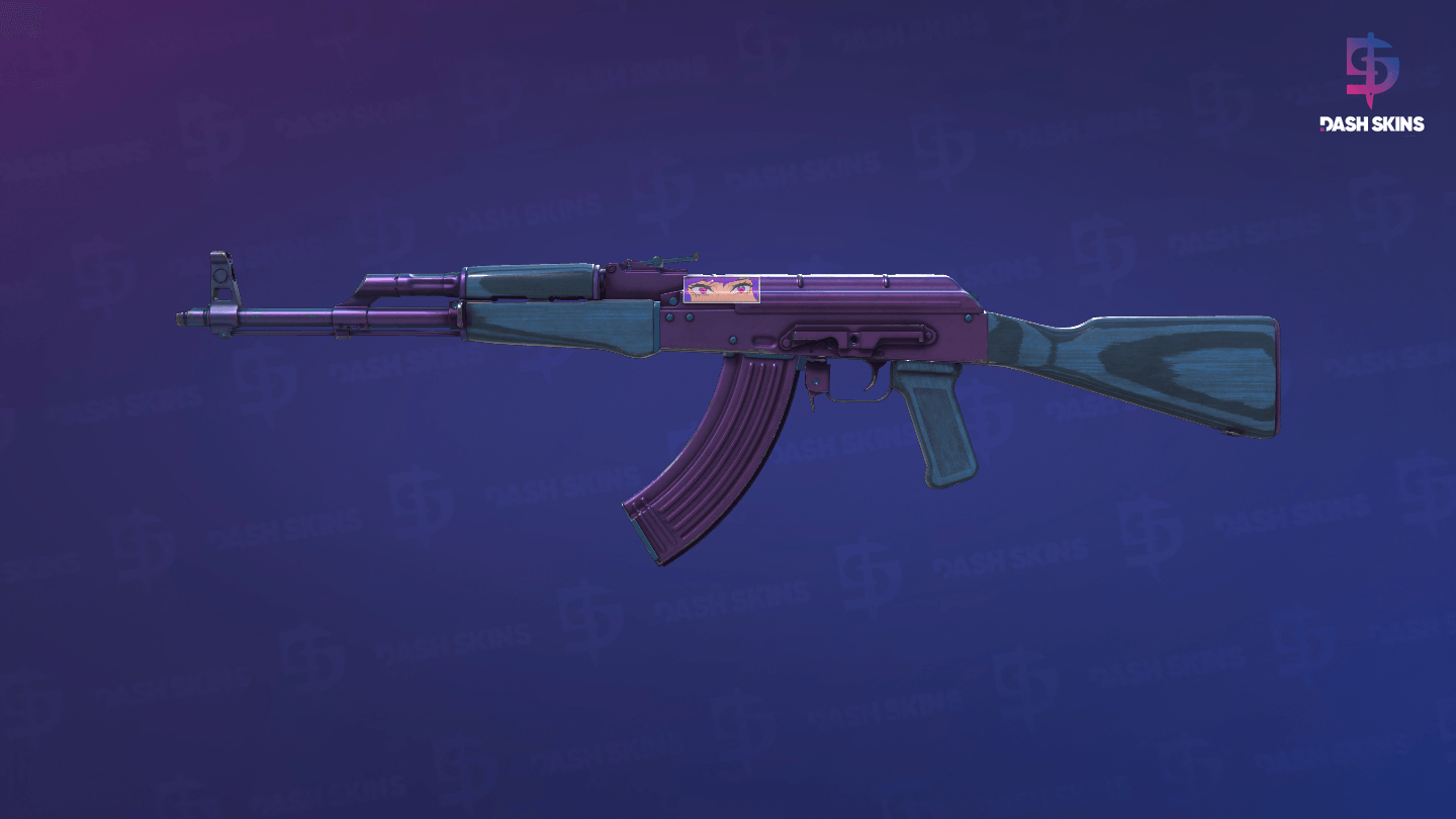 AK-47 | Midnight Laminate (Field-Tested) - Frontside Screenshot