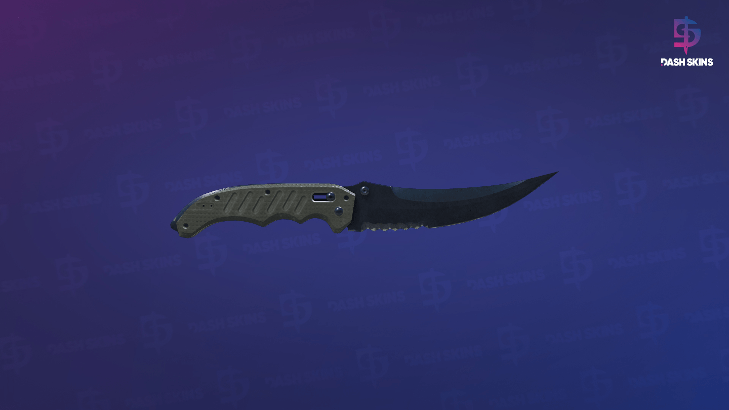 ★ Flip Knife | Blue Steel (Well-Worn) - Frontside Screenshot