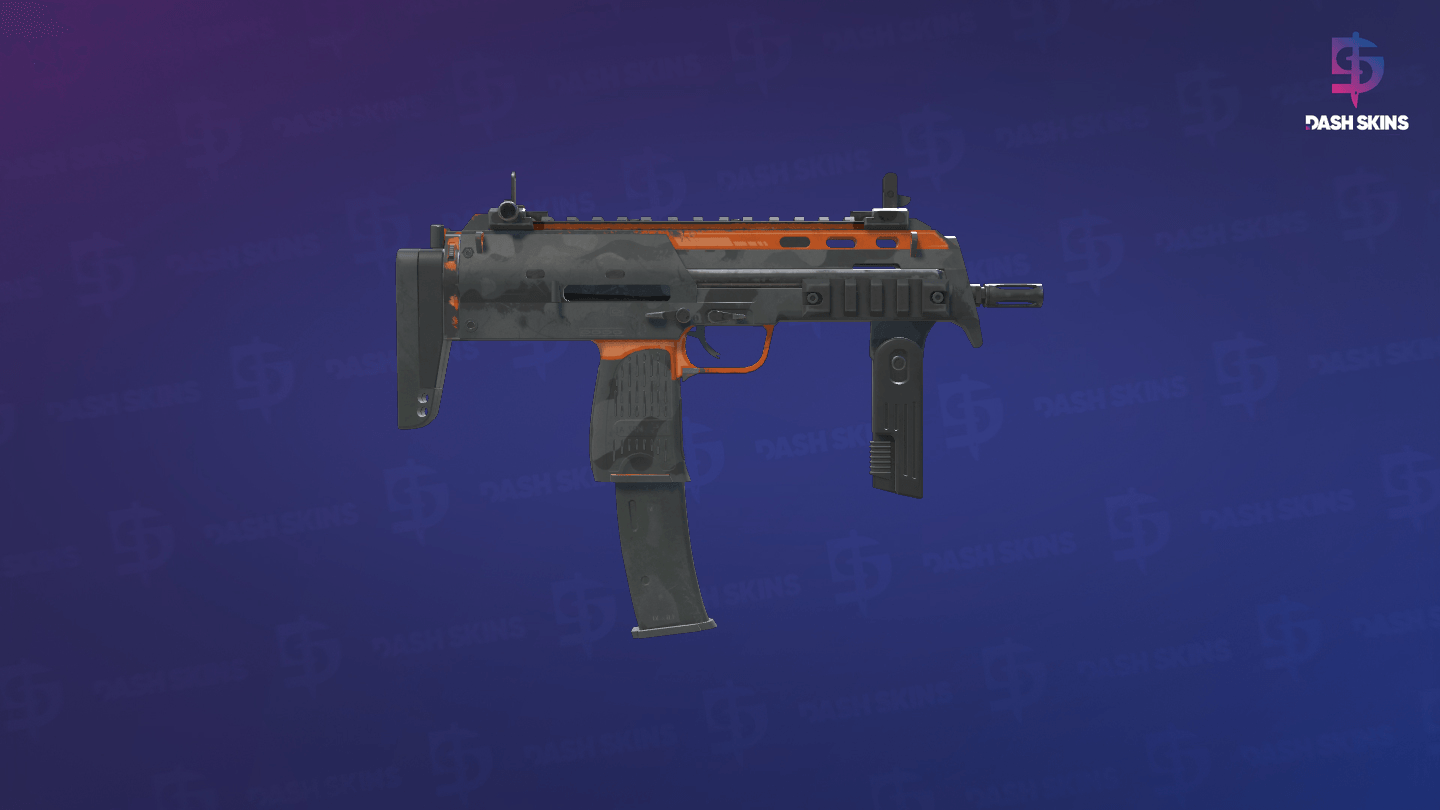 StatTrak™ MP7 | Urban Hazard (Well-Worn) - Backside Screenshot