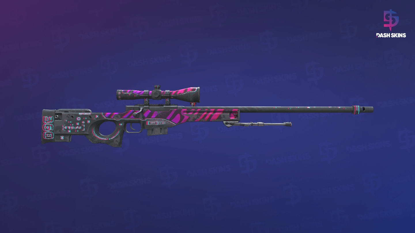 AWP | Chromatic Aberration (Well-Worn) - Backside Screenshot