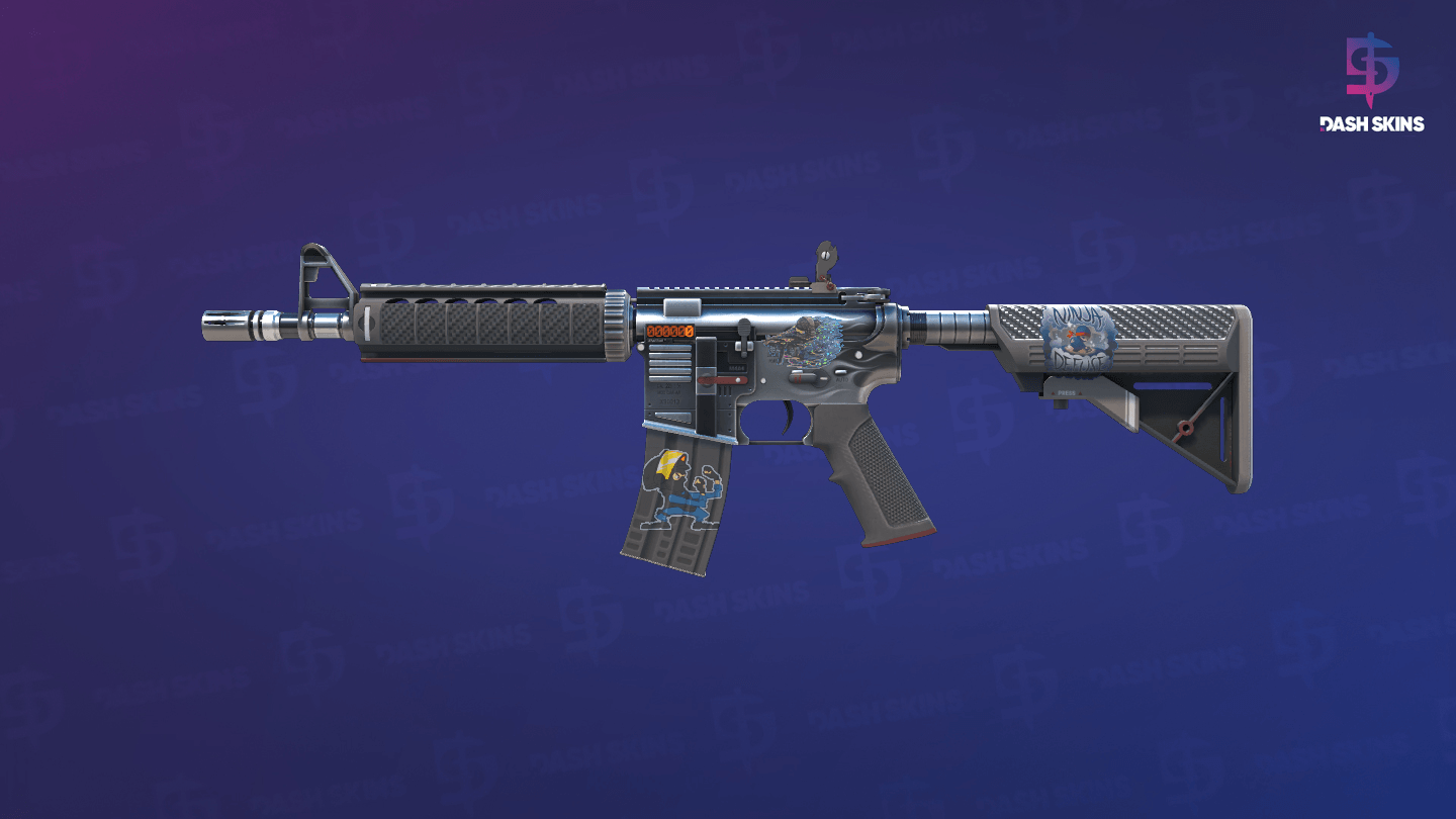 StatTrak™ M4A4 | Magnesium (Factory New) - Frontside Screenshot