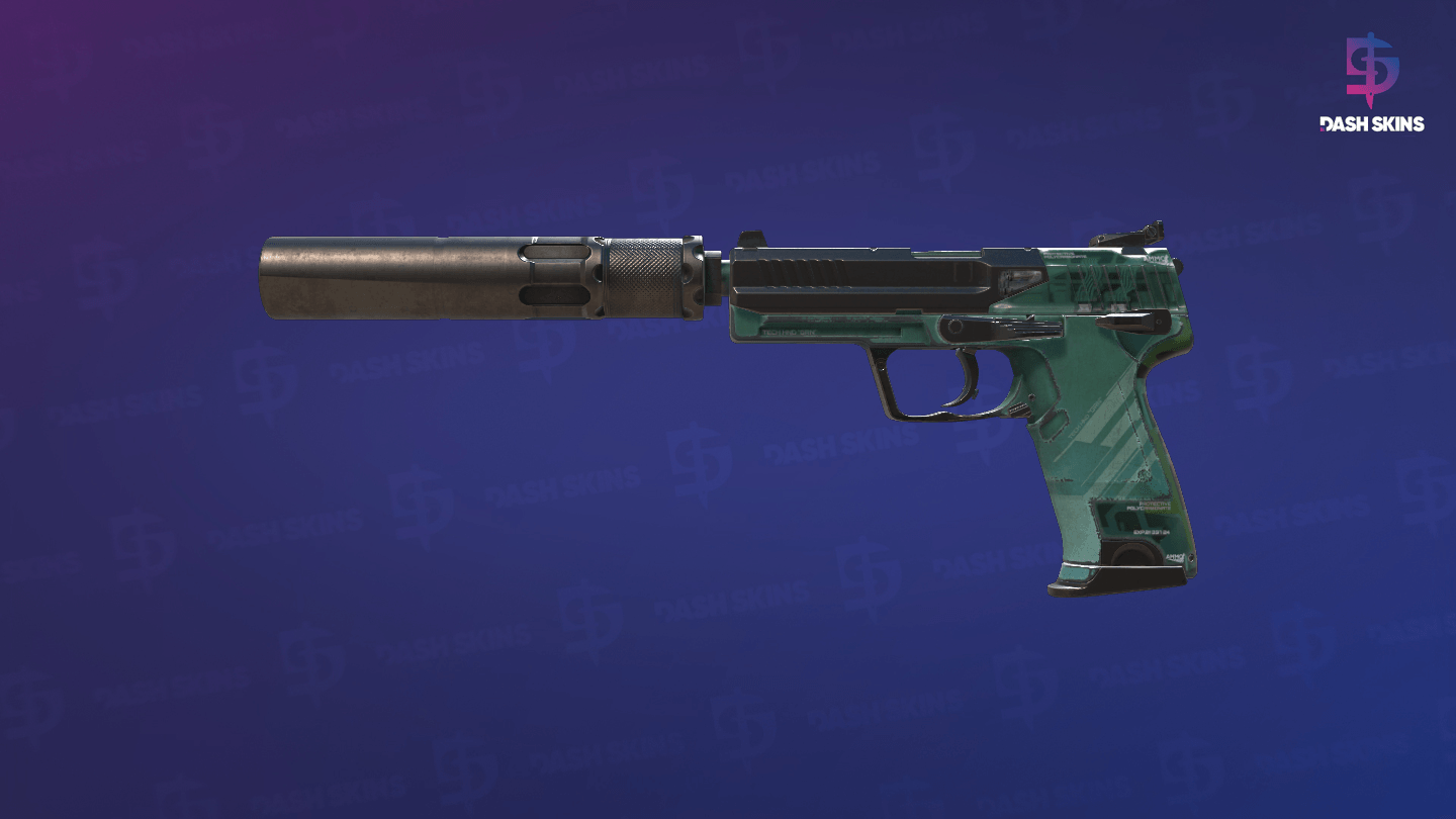 USP-S | PC-GRN (Battle-Scarred) - Frontside Screenshot