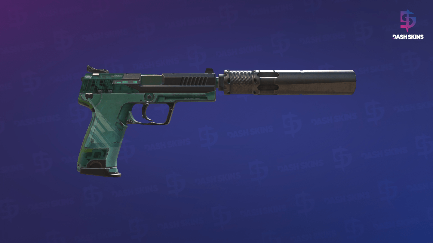 USP-S | PC-GRN (Battle-Scarred) - Backside Screenshot