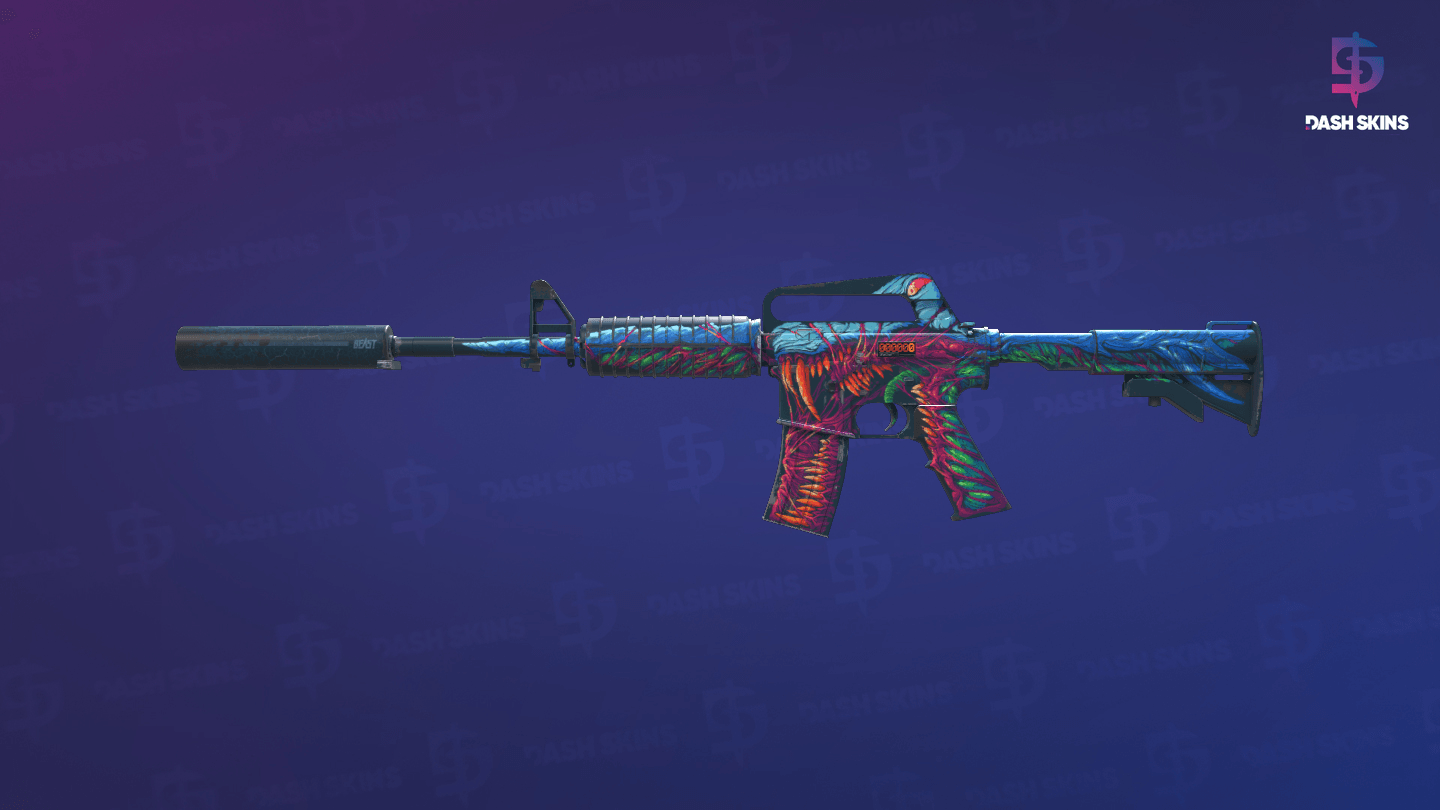 StatTrak™ M4A1-S | Hyper Beast (Field-Tested) - Frontside Screenshot