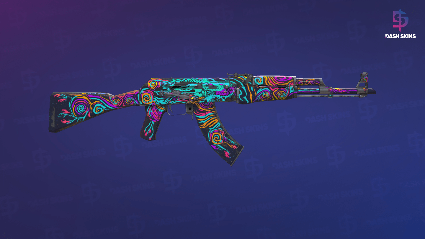 AK-47 | Nightwish (Well-Worn) - Backside Screenshot