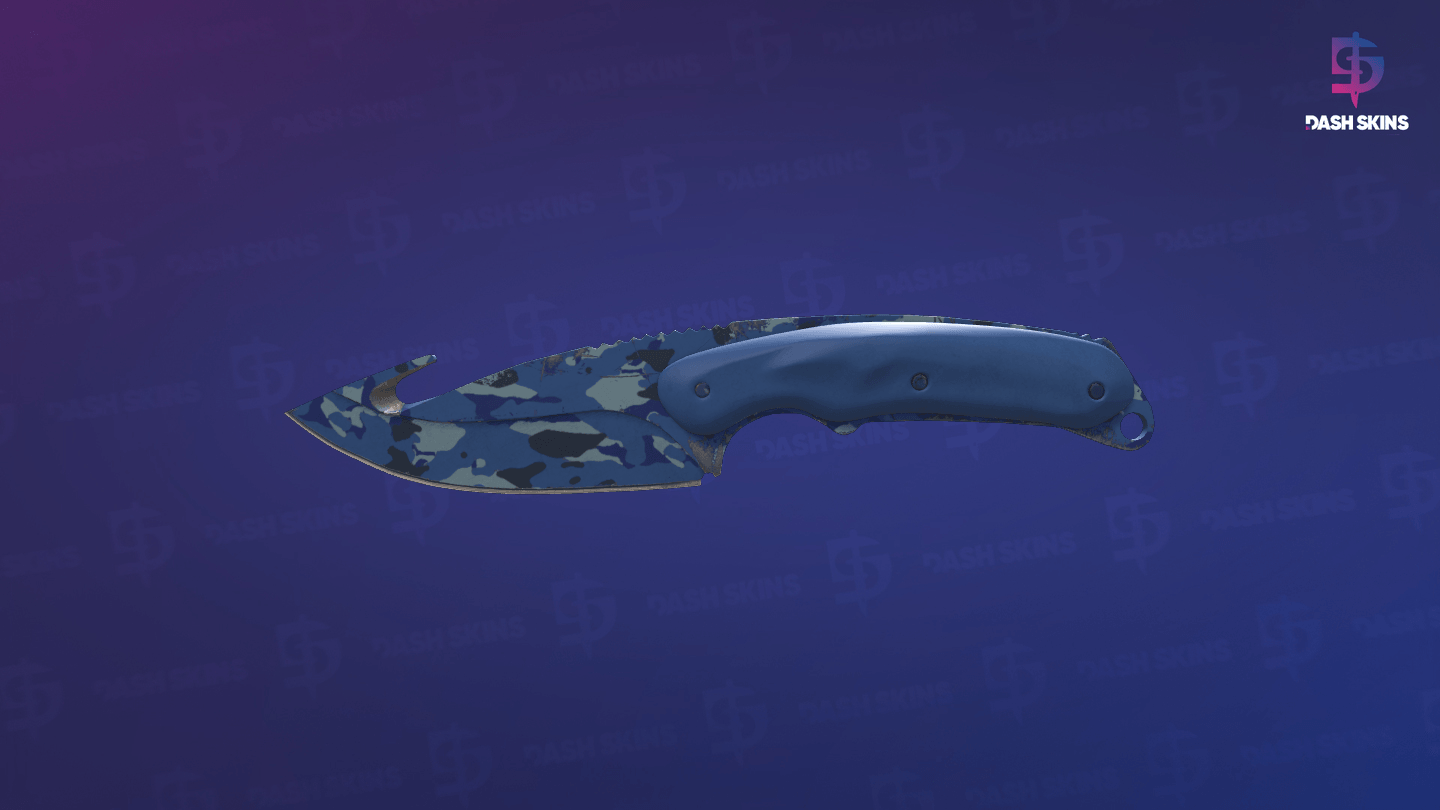 ★ Gut Knife | Bright Water (Minimal Wear) - Backside Screenshot