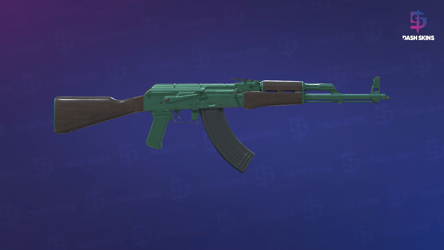 AK-47 | Wintergreen (Field-Tested) - Backside Screenshot
