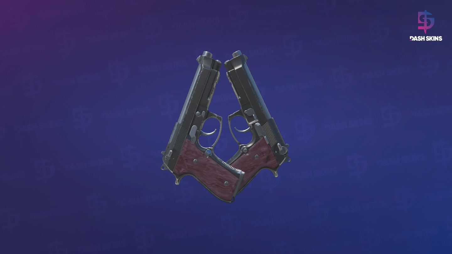 Dual Berettas | BorDeux (Field-Tested) - Frontside Screenshot