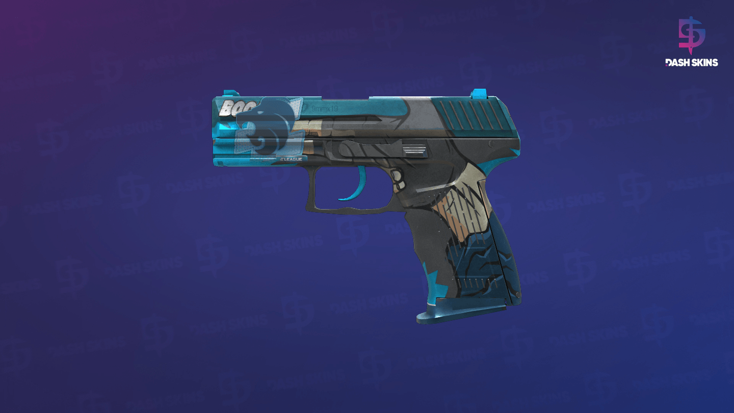 P2000 | Handgun (Well-Worn) - Frontside Screenshot