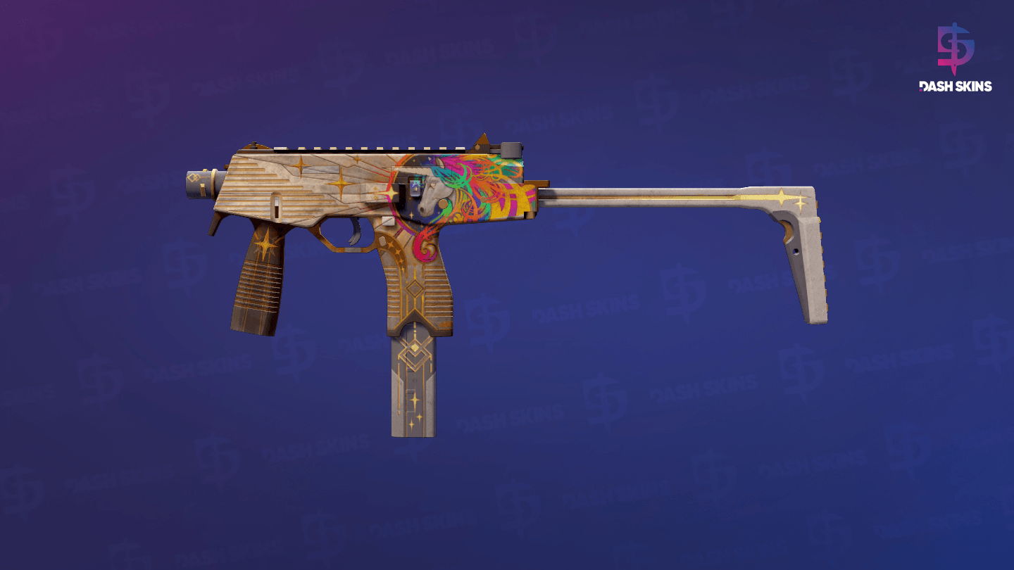 MP9 | Starlight Protector (Battle-Scarred) - Frontside Screenshot