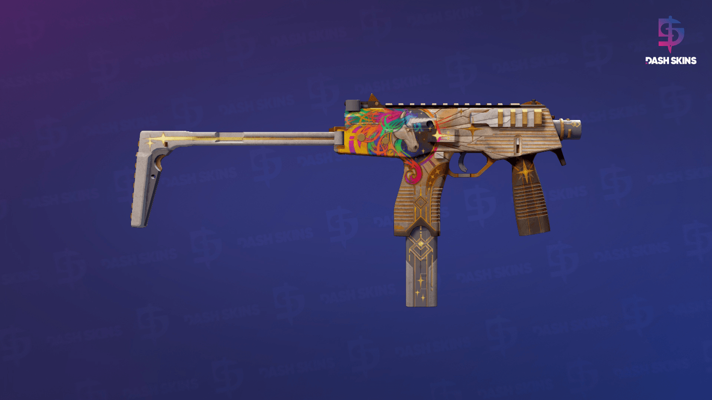 MP9 | Starlight Protector (Battle-Scarred) - Backside Screenshot