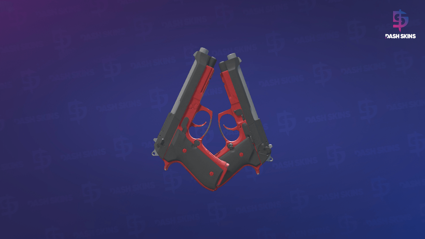 Dual Berettas | Panther (Minimal Wear) - Backside Screenshot