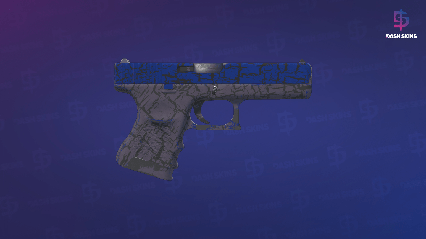 Glock-18 | Blue Fissure (Field-Tested) - Backside Screenshot