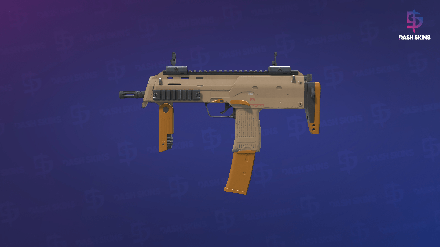 MP7 | Short Ochre (Field-Tested) - Frontside Screenshot