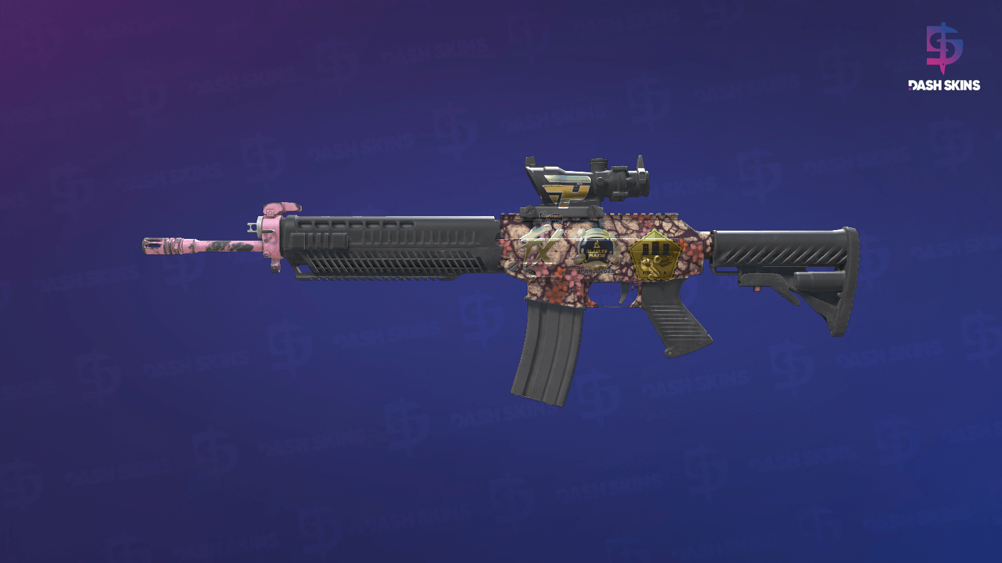 Souvenir SG 553 | Desert Blossom (Field-Tested) - Frontside Screenshot