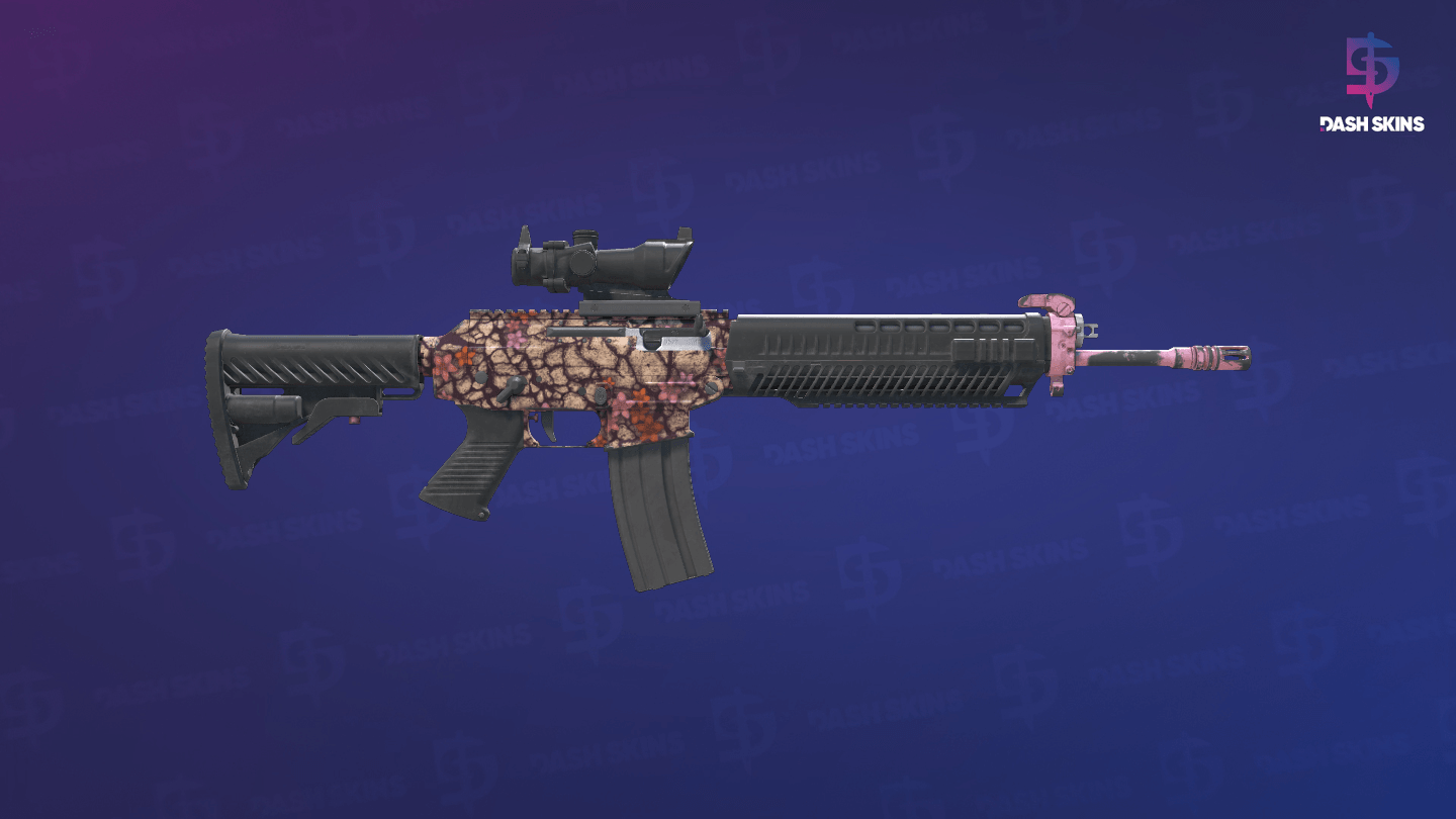 Souvenir SG 553 | Desert Blossom (Field-Tested) - Backside Screenshot