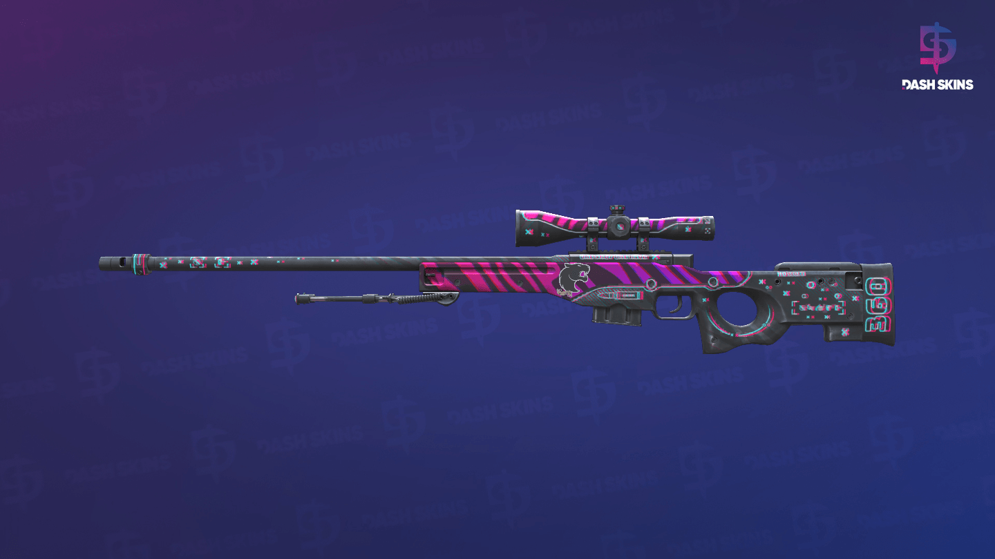 AWP | Chromatic Aberration (Minimal Wear) - Frontside Screenshot