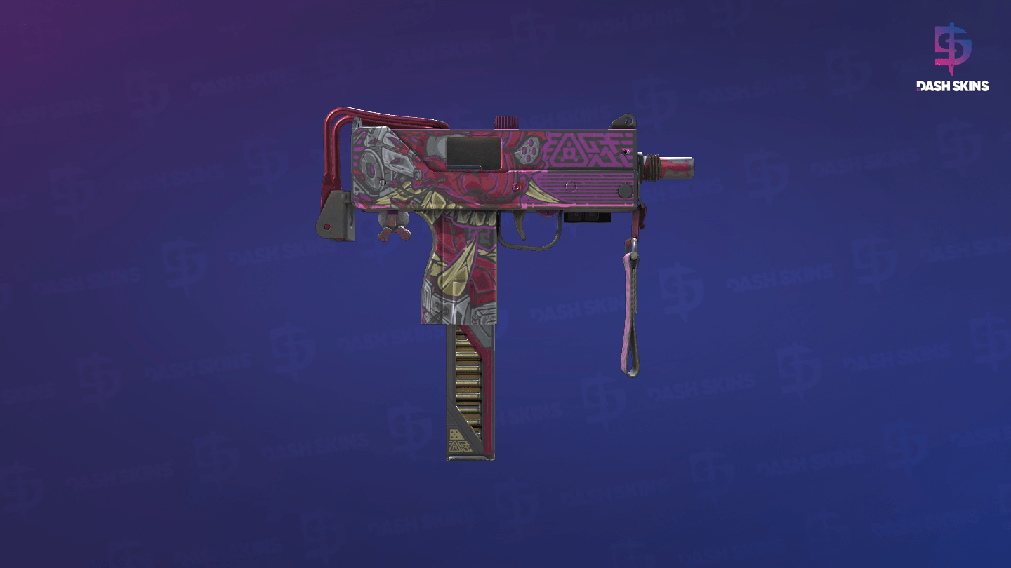 StatTrak™ MAC-10 | Saibā Oni (Field-Tested) - Backside Screenshot