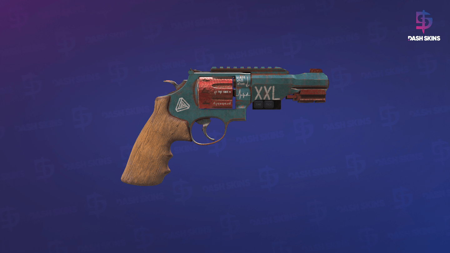 StatTrak™ R8 Revolver | Junk Yard (Field-Tested) - Backside Screenshot