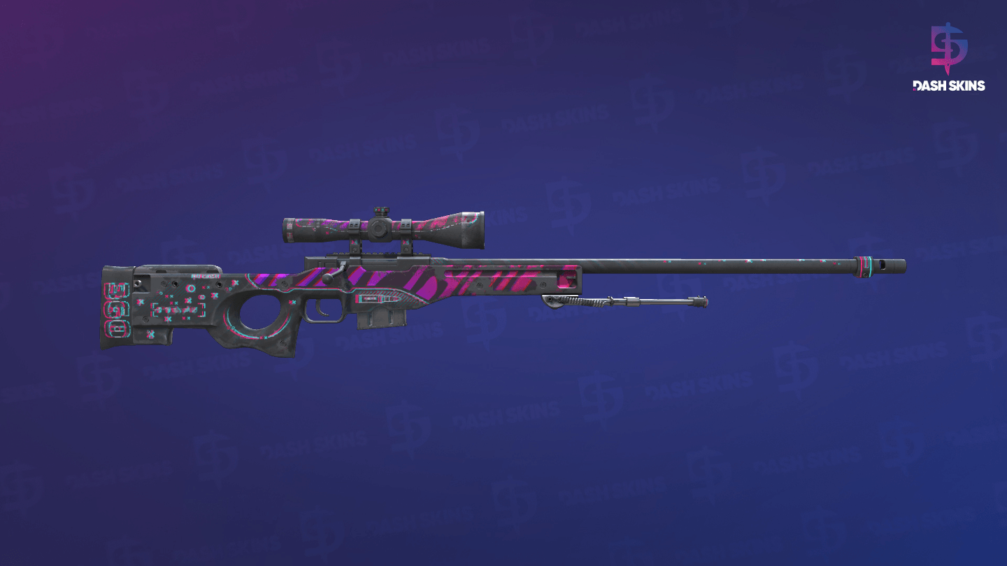 StatTrak™ AWP | Chromatic Aberration (Battle-Scarred) - Backside Screenshot