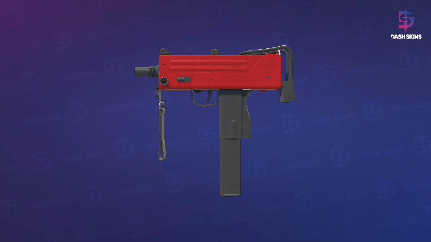MAC-10 | Candy Apple (Field-Tested) - Frontside Screenshot