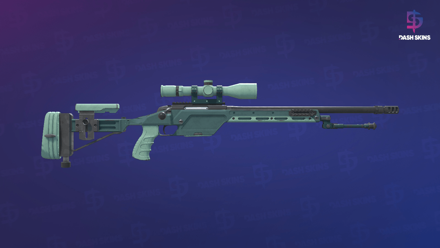SSG 08 | Blue Spruce (Field-Tested) - Backside Screenshot