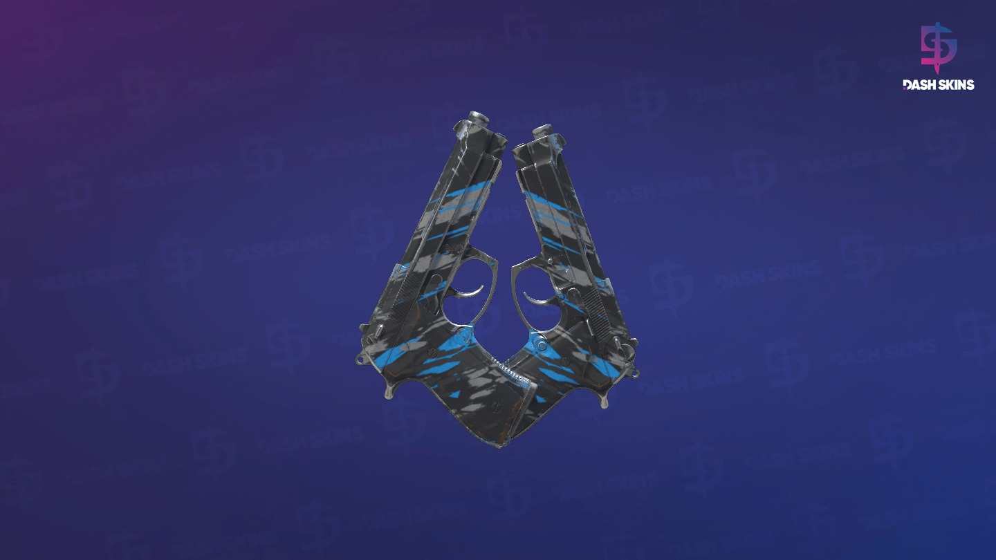 Dual Berettas | Shred (Field-Tested) - Backside Screenshot