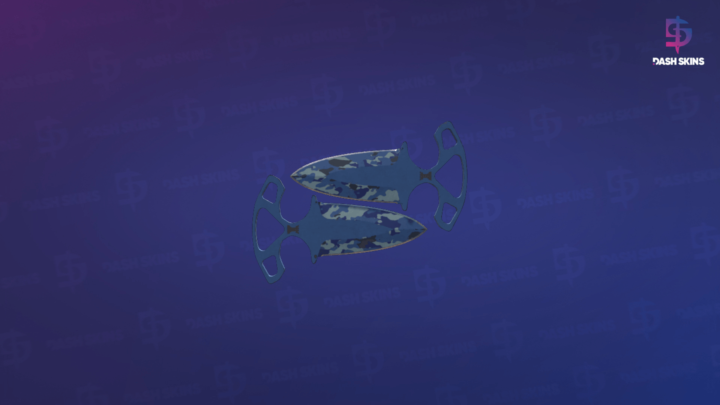 ★ Shadow Daggers | Bright Water (Field-Tested) - Frontside Screenshot