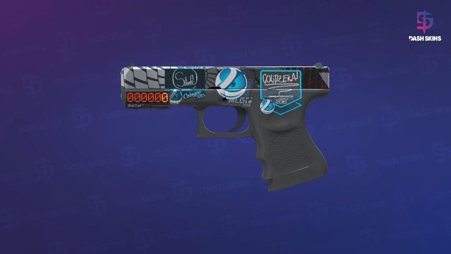 StatTrak™ Glock-18 | Grinder (Minimal Wear) - Frontside Screenshot
