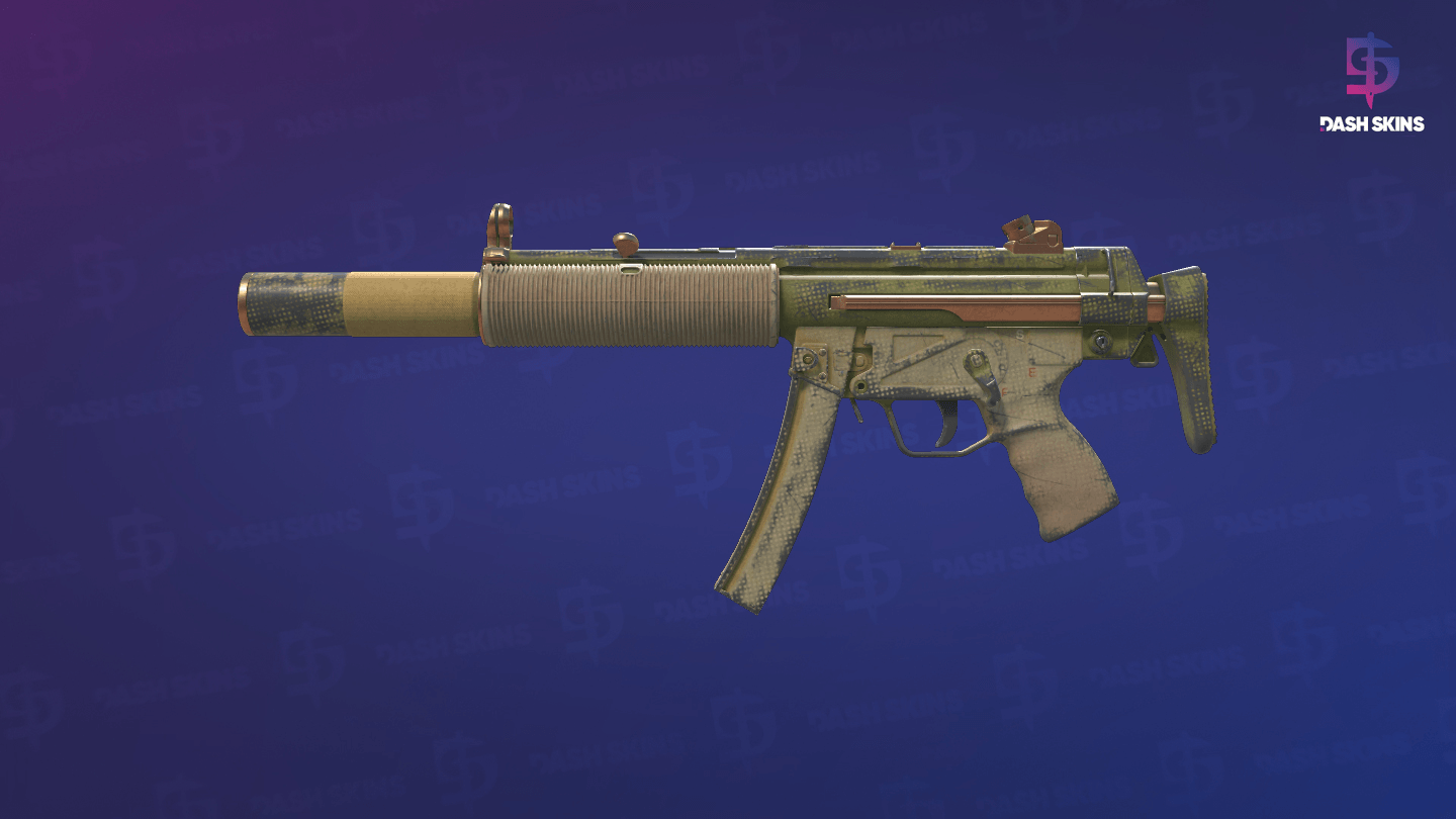 MP5-SD | Savannah Halftone (Well-Worn) - Frontside Screenshot