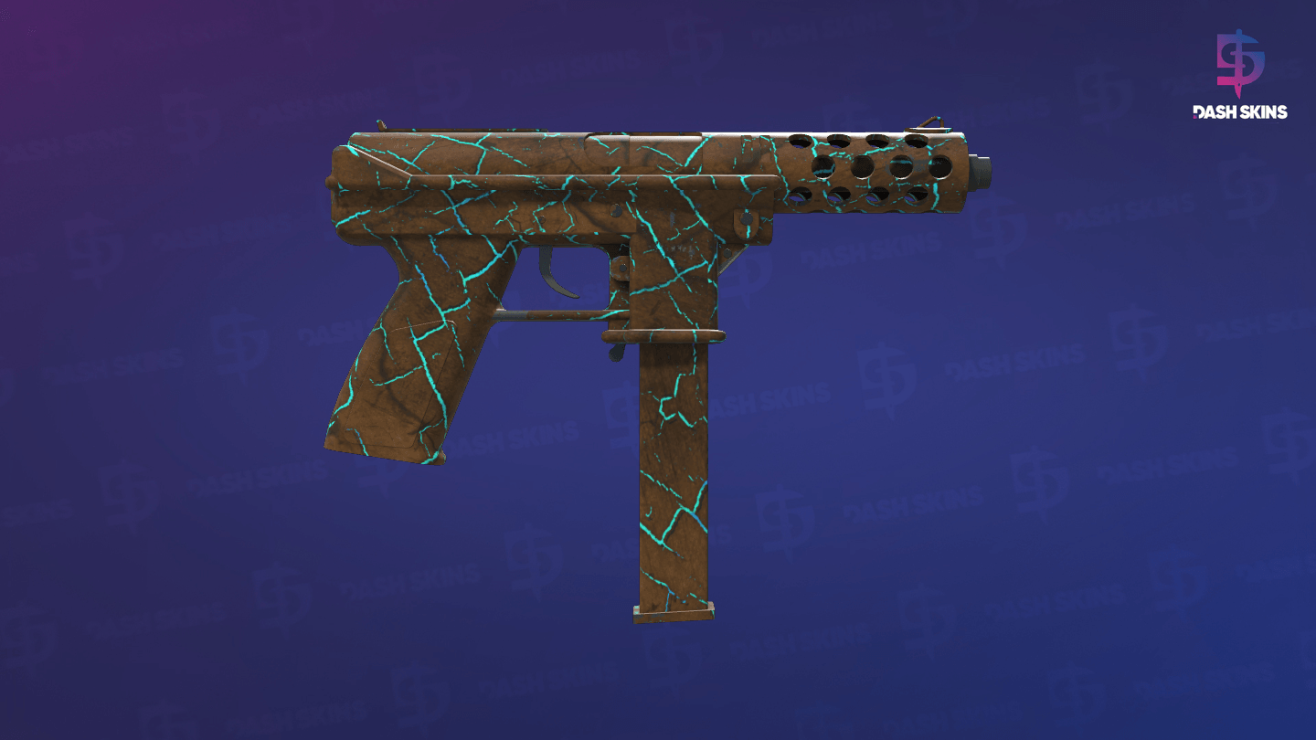 StatTrak™ Tec-9 | Cracked Opal (Field-Tested) - Backside Screenshot