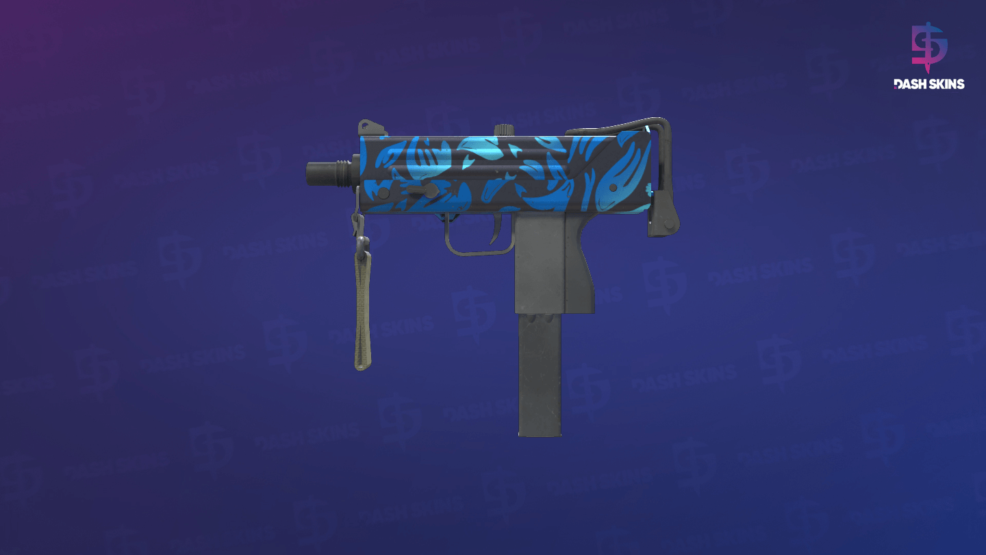 MAC-10 | Oceanic (Field-Tested) - Frontside Screenshot