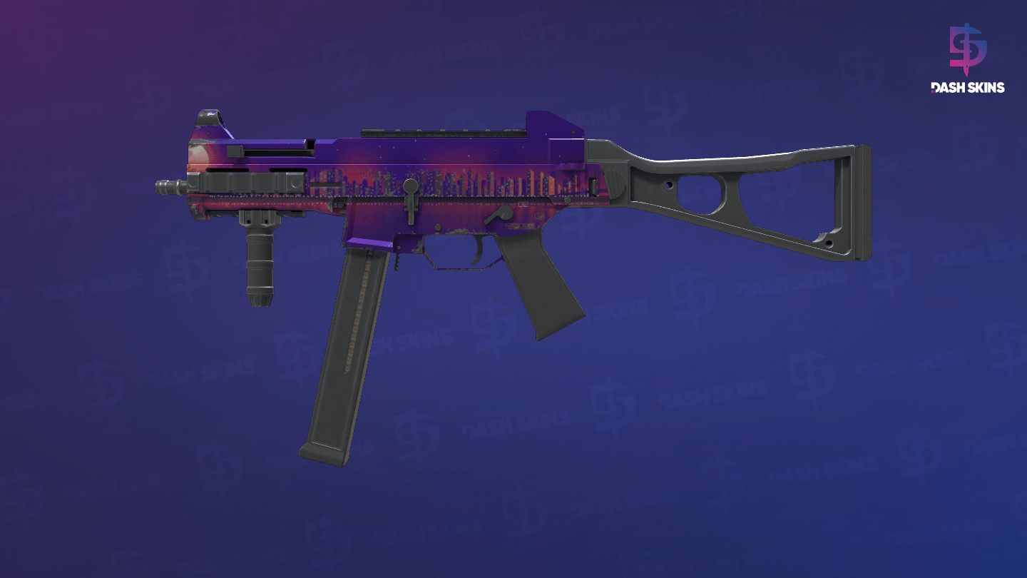 UMP-45 | Moonrise (Field-Tested) - Frontside Screenshot