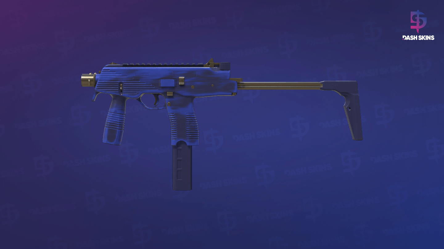 MP9 | Buff Blue (Minimal Wear) - Frontside Screenshot