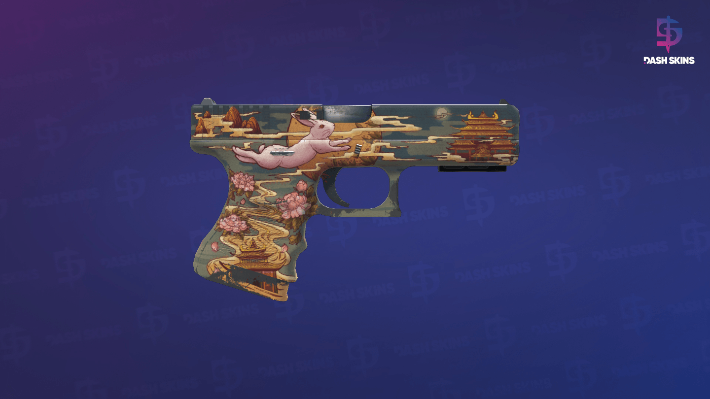 StatTrak™ Glock-18 | Umbral Rabbit (Field-Tested) - Backside Screenshot