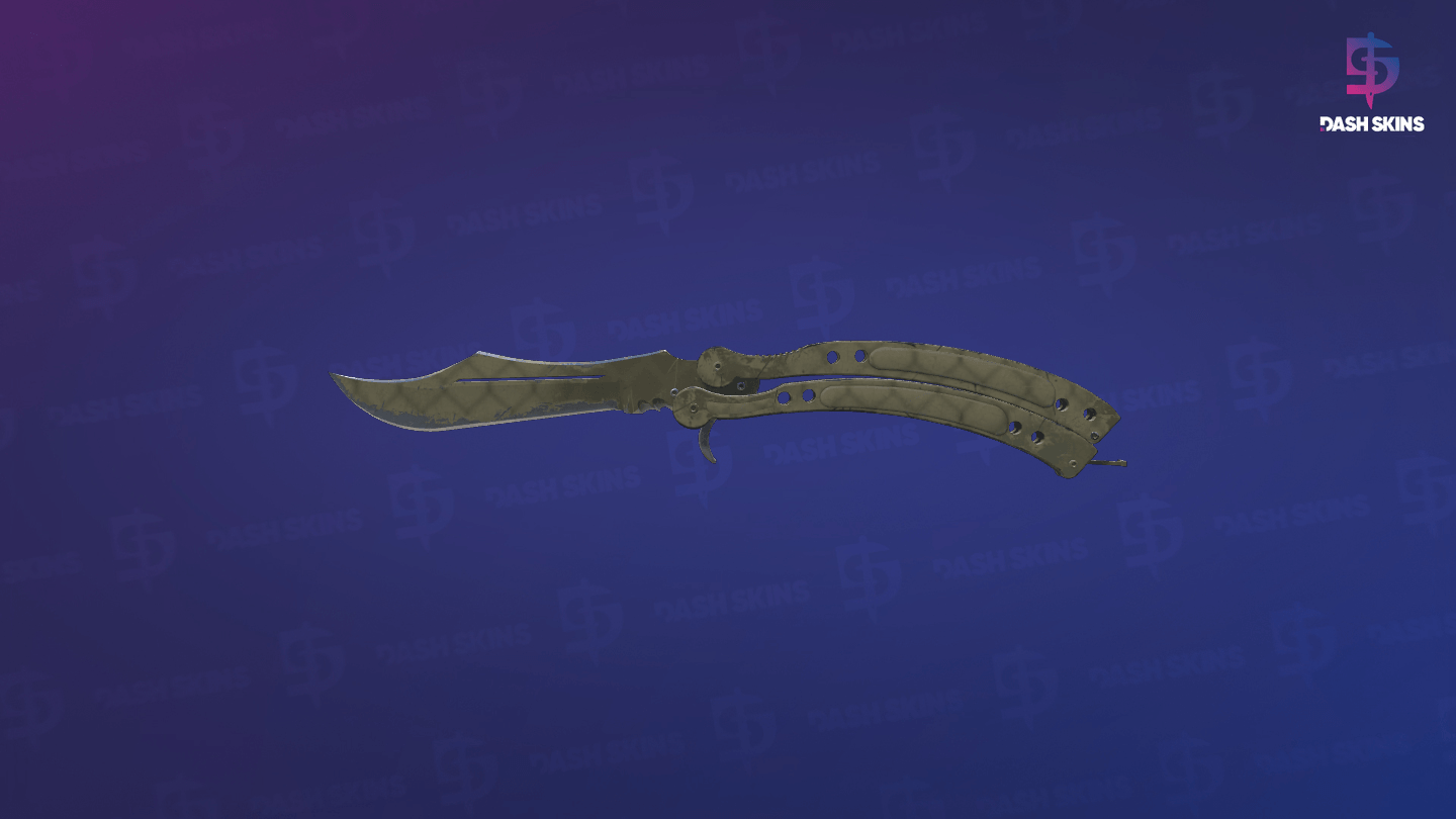 ★ Butterfly Knife | Safari Mesh (Well-Worn) - Frontside Screenshot