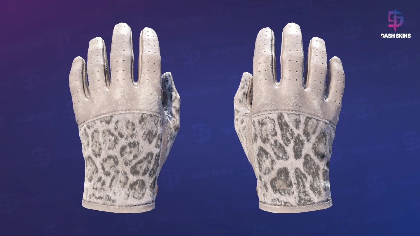 Luvas de Motorista (★) | Leopardo da Neve - Frontside Screenshot