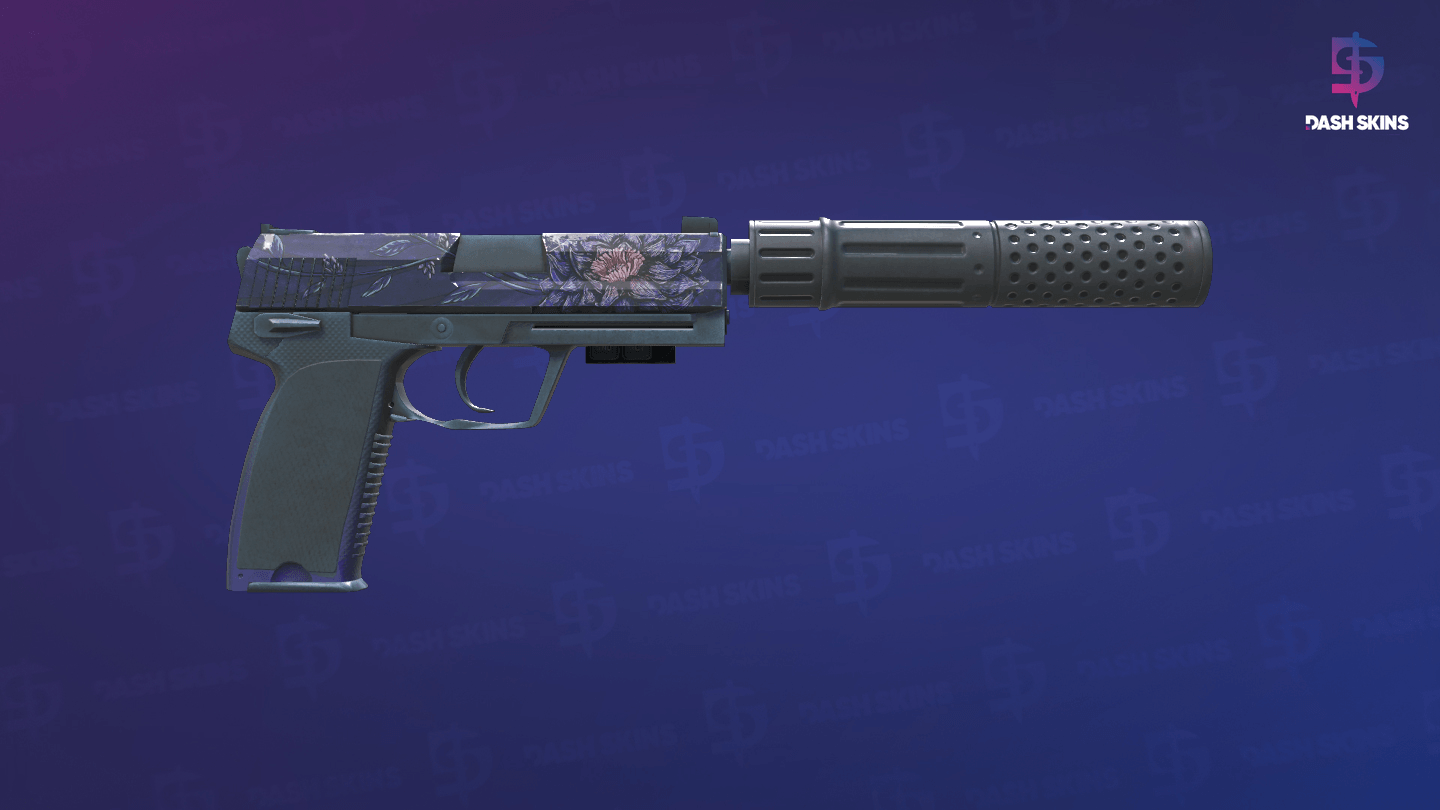 StatTrak™ USP-S | Black Lotus (Field-Tested) - Backside Screenshot