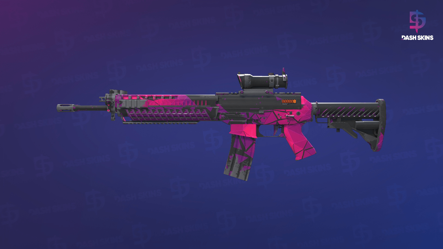 StatTrak™ SG 553 | Pulse (Field-Tested) - Frontside Screenshot