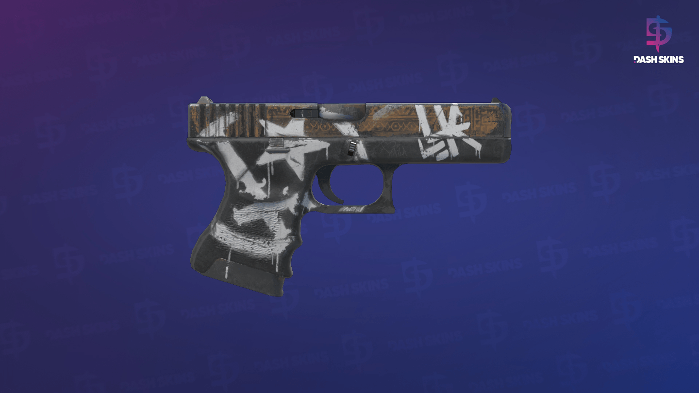 Glock-18 | Wasteland Rebel (Field-Tested) - Backside Screenshot