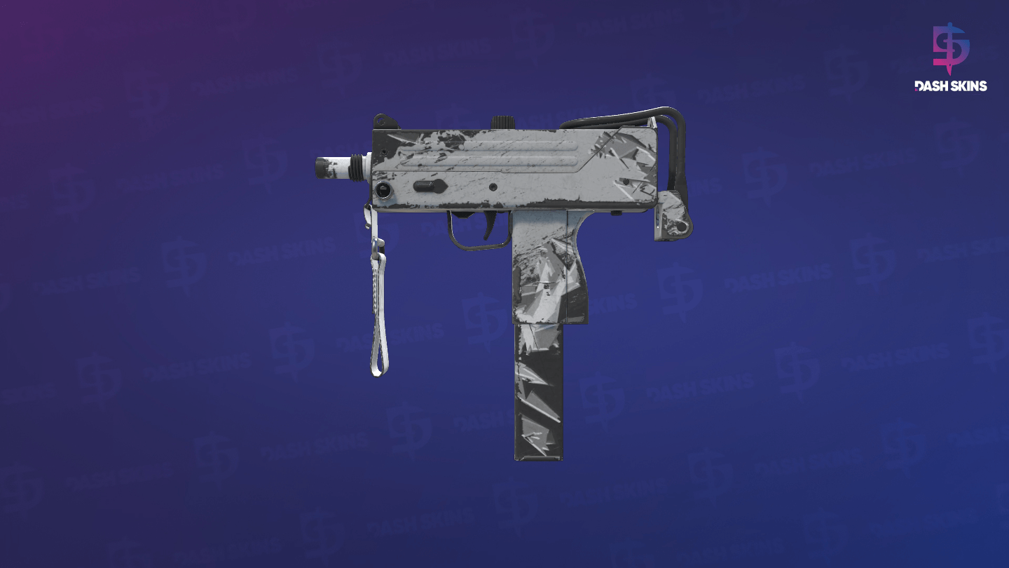 MAC-10 | Snow Splash (Field-Tested) - Frontside Screenshot