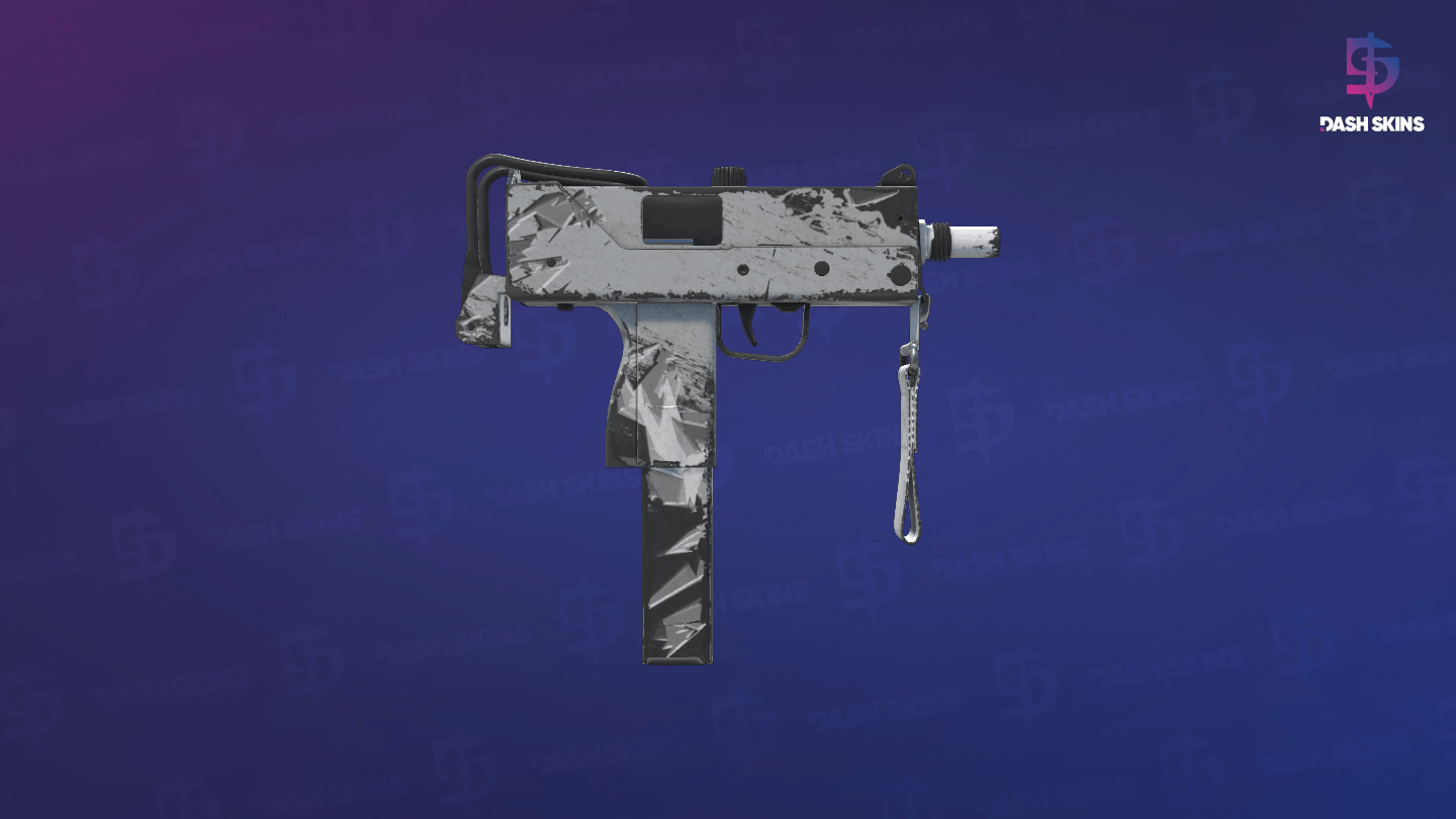 MAC-10 | Snow Splash (Field-Tested) - Backside Screenshot