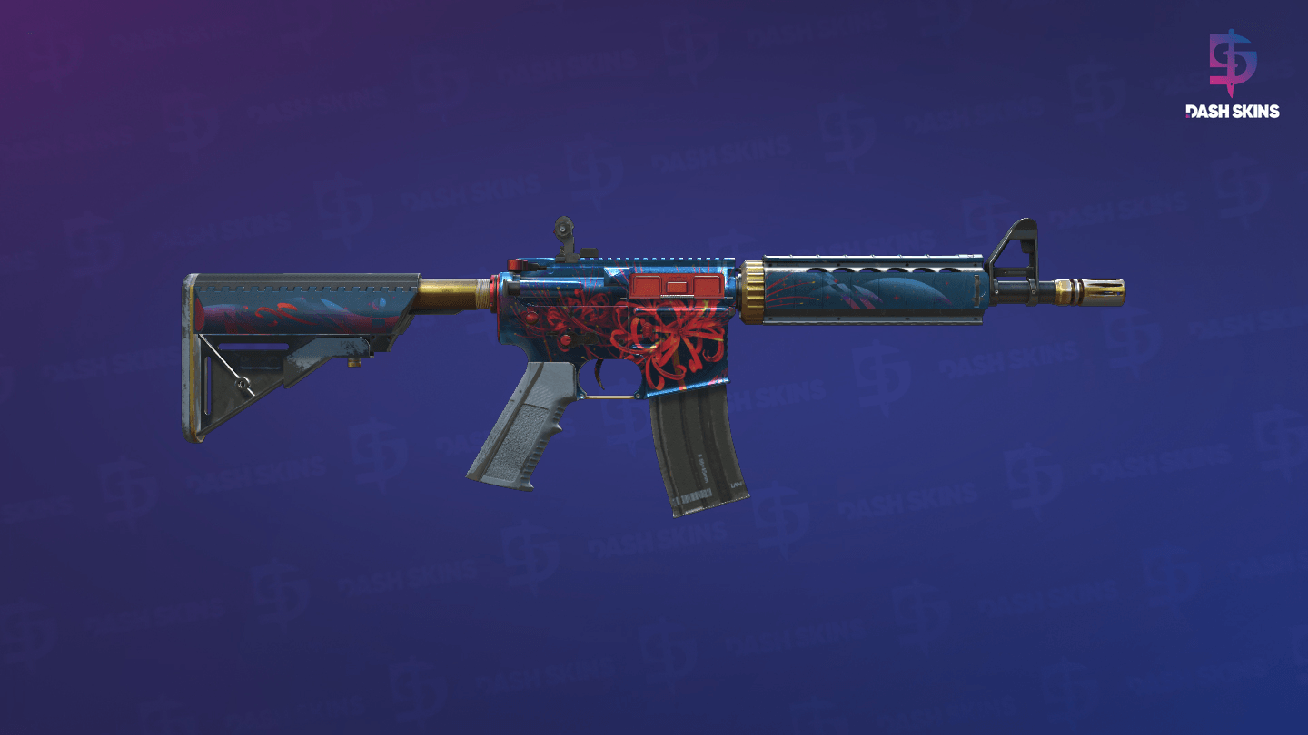 M4A4 | Spider Lily (Field-Tested) - Backside Screenshot
