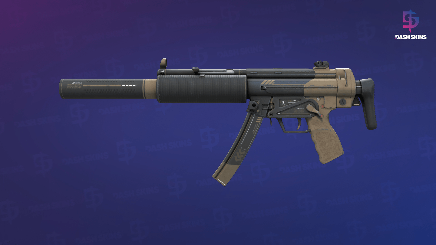 MP5-SD | Desert Strike (Field-Tested) - Frontside Screenshot