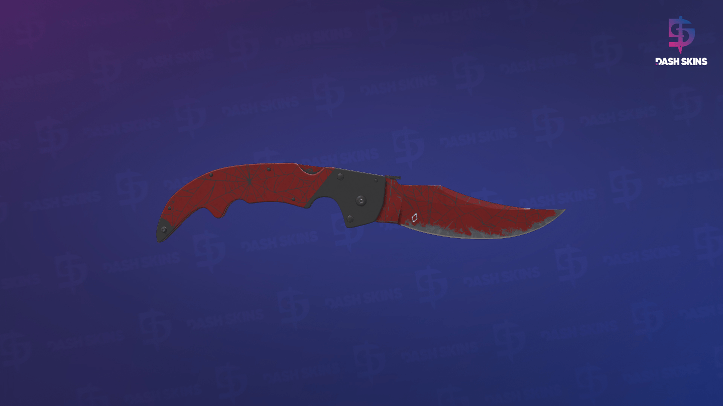 ★ StatTrak™ Falchion Knife | Crimson Web (Field-Tested) - Frontside Screenshot