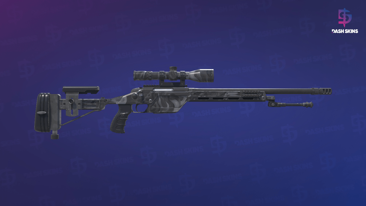 SSG 08 | Grey Smoke (Minimal Wear) - Backside Screenshot