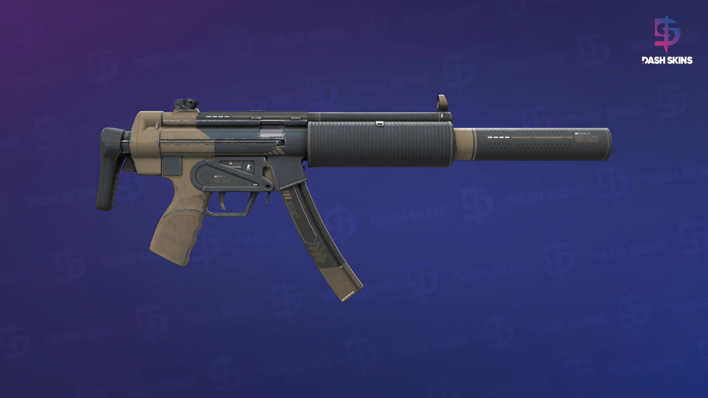 MP5-SD | Desert Strike (Field-Tested) - Backside Screenshot