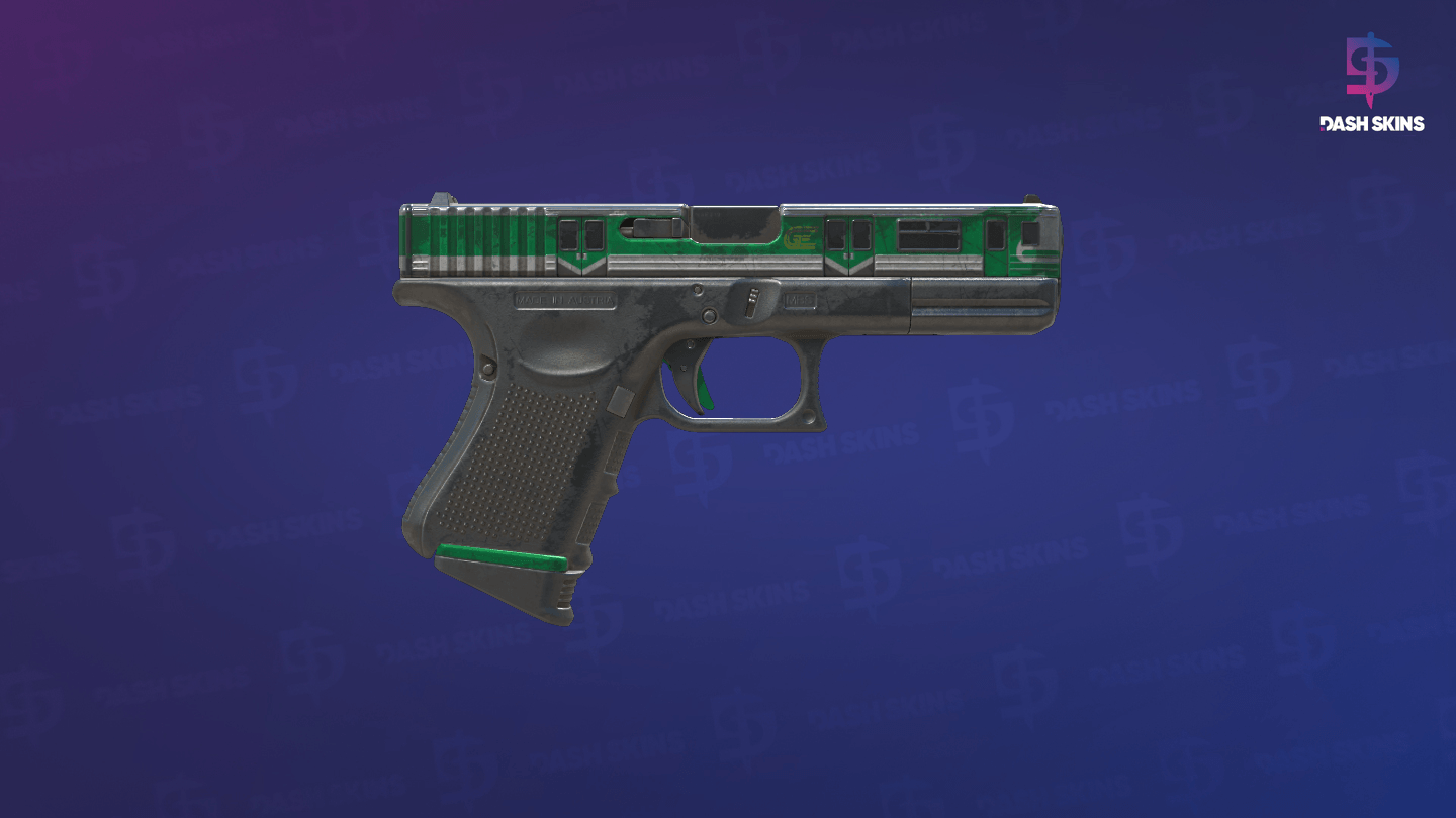 Glock-18 | Green Line (Field-Tested) - Backside Screenshot