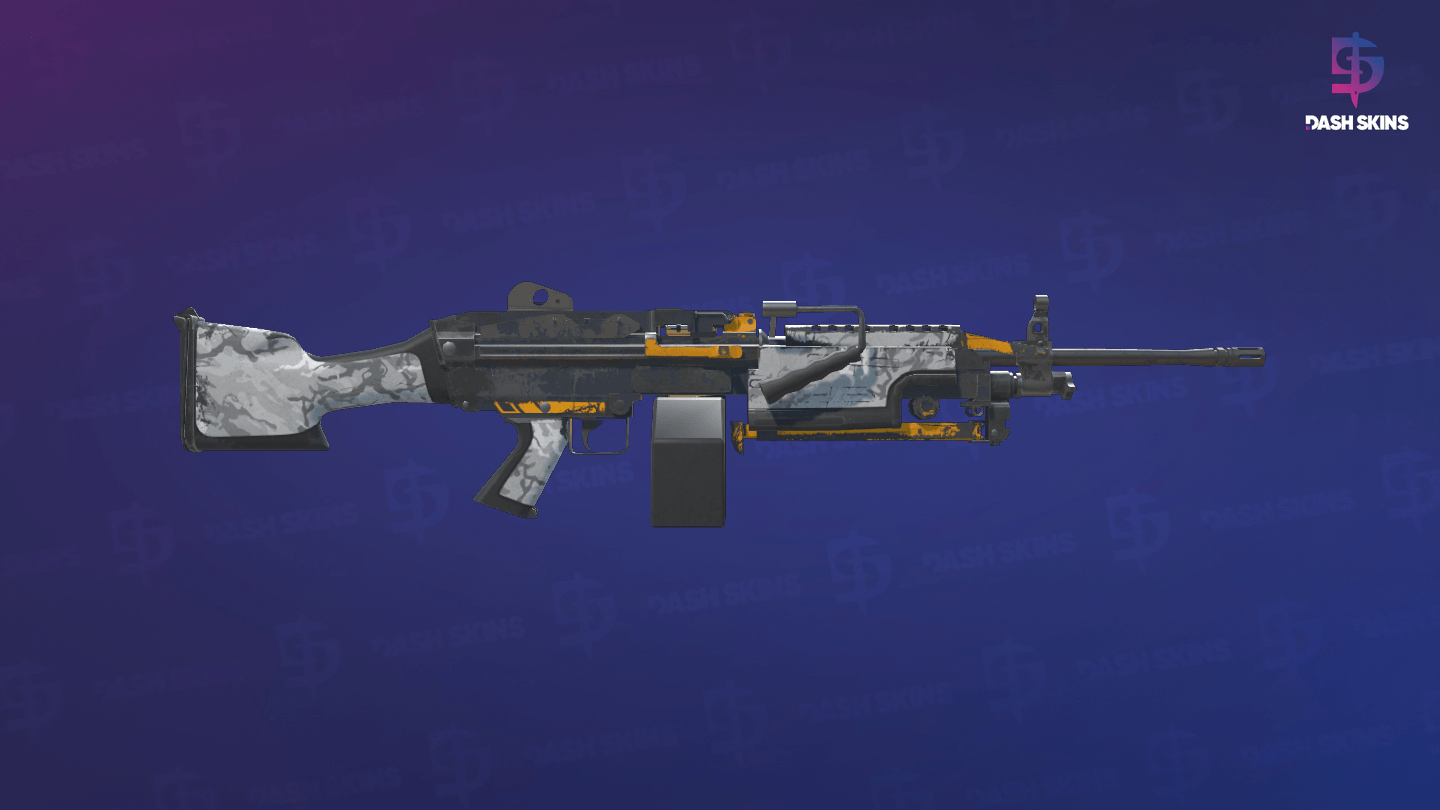 StatTrak™ M249 | Spectre (Field-Tested) - Backside Screenshot