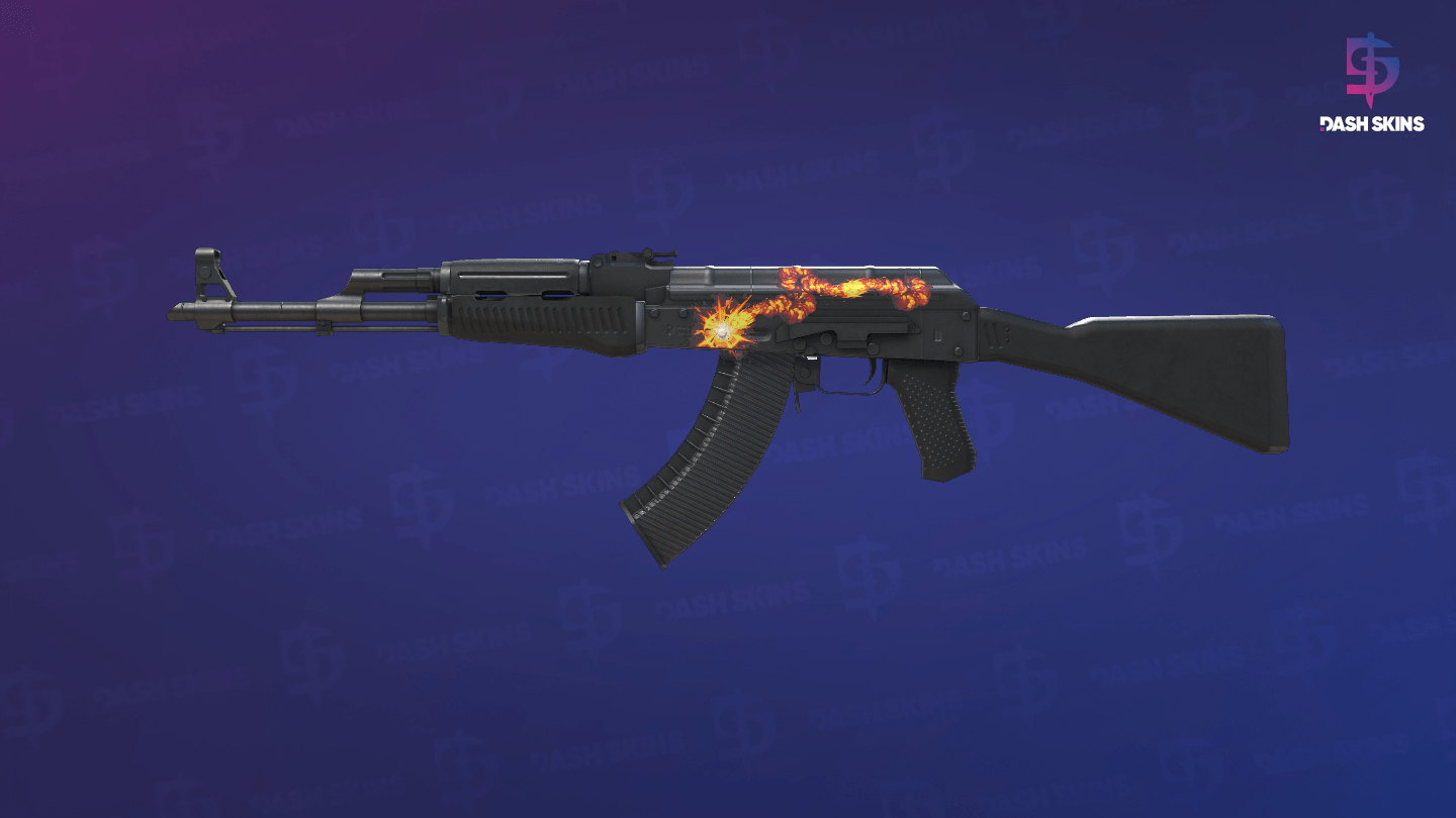 AK-47 | Slate (Well-Worn) - Frontside Screenshot